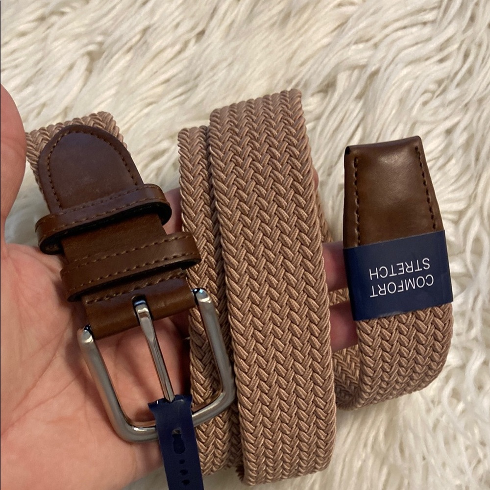 Saddlebred Tan / Brown Belt size 38/40 brand new comfort stretch